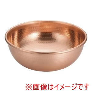 遠藤商事 TKG TKG SA 銅打出 さわり鍋 手無 スズメッキなし 33cm WSW01033 遠藤商事