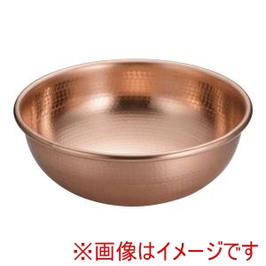 遠藤商事 TKG TKG SA 銅打出 さわり鍋 手無 スズメッキなし 36cm WSW01036 遠藤商事
