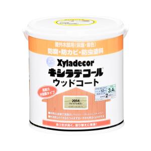 カンペハピオ KANSAI カンペハピオ 水性キシラデコール ウッドコート ライトアイボリー 3.4L