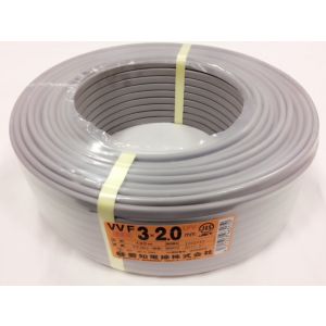 愛知電線 AEW 愛知電線 VVF3X2.0M100 VVFケーブル 2.0mm 100m