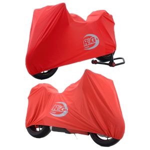 R&G アールアンドジー R&G RG-DC00BKSI バイクダストカバー ブラック/シルバー 