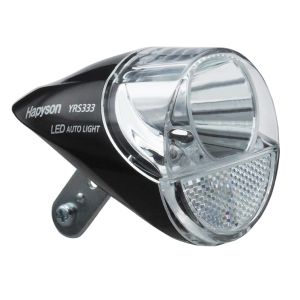 ハピソン Hapyson ハピソン YRS333-B-JA 自動点灯 ハブダイナモヘッド 黒