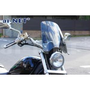 アイネット アイネット 738 汎用メーターバイザー (ハンドル22φ用) スモーク