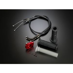 ヨシムラ YOSHIMURA ヨシムラ 671-0B1R8501 YRスロットルホルダーセットケーブル850mm RED(TMRスモール/FCR小型) 115mm