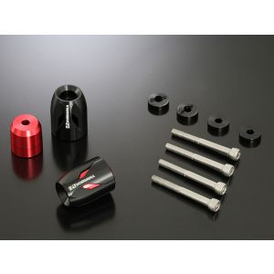 ヨシムラ YOSHIMURA ヨシムラ 696-0HA-1200 ハンドルバーエンド High Line(レッド) スズキ/ホンダ汎用 M6