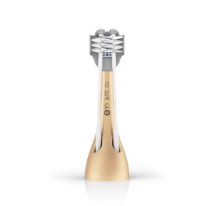 クールシャ COOLSSHA クールシャ  電動歯ブラシ 替ブラシ 柔らかい ゴールド CSR-0001GD-SF