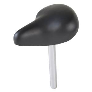 丸八工機 MARUHACHI 丸八工機 自転車サドル ふわふわ サドル ポスト付 φ25.4 グレー GR3605P-25.4GR