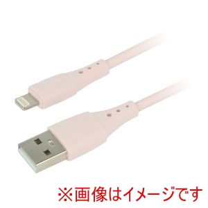 MAKER MAKER ライトニングケーブル 1m ストレートタイプ ピンク 92163