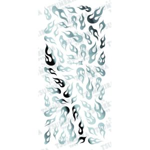 イングカワモト イングカワモト ツメキラ ネイルシール NAKANOくん プロデュース1 メタリックフレーム シルバー ジェル専用 SG-NAK-101