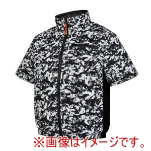 COVELL COVELL DXP002-6-S 半袖タイプ単品 ポリエステル製 白黒迷彩 S メーカー直送 代引不可 北海道沖縄離島不可