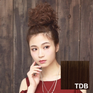 プリシラ プリシラ ロープ ドーリー カール 耐熱 ダークブラウン VO-67-TDB