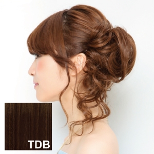 プリシラ プリシラ シュシュ ルーズワン カール 耐熱 ダークブラウン VS-40-TDB