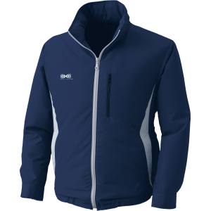 空調服 空調服 KU90520-C03-S3 フード付きポリエステル製空調服 ウェアのみ ネイビー L