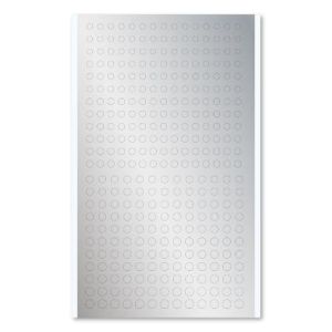 ハイキューパーツ ハイキューパーツ 円形メタリックシールM 3.0～4.6mm シルバー 1枚入 CMS-M-SIL