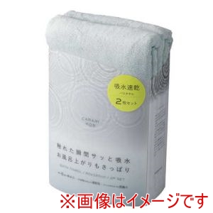 シービージャパン シービージャパン カラリコスバスタオル2枚組グリーン