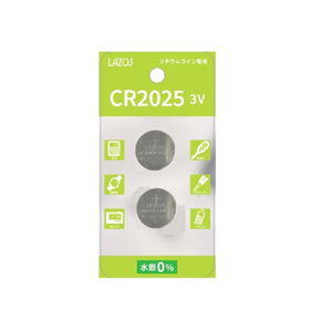 Lazos Lazos コイン電池 L-C2025X2 CR2025 × 2個パック
