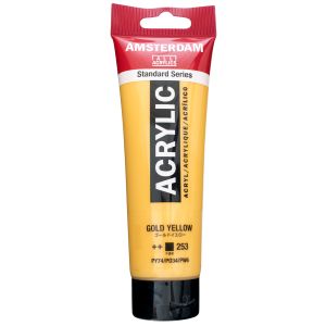ターレンスジャパン ターレンス アムステルダム アクリリックカラー 120ml 253 ゴールドイエロー