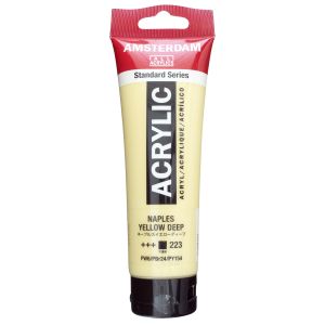 ターレンスジャパン ターレンス アムステルダム アクリリックカラー 120ml 223 ネープルスイエロー ディープ