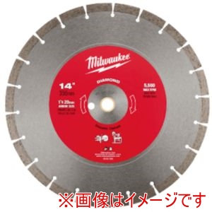 ミルウォーキー milwaukee ミルウォーキー 49-93-7040 14インチ 356mm ダイヤモンドブレード セグメント型 