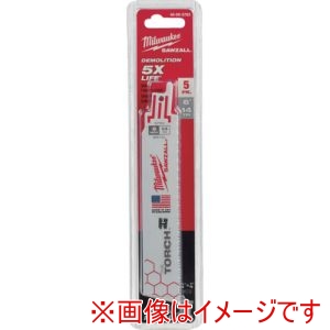 ミルウォーキー milwaukee ミルウォーキー 48-00-5782 TORCH金工用レシプロソーブレード 14TPI 152mm 5本パック 