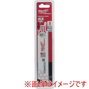 ミルウォーキー milwaukee ミルウォーキー 48-00-5786 TORCH金工用レシプロソーブレード 24TPI 152mm 5本パック 