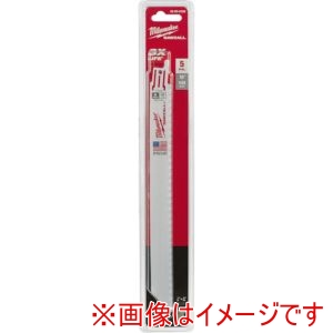 ミルウォーキー milwaukee ミルウォーキー 48-00-5188 THIN KERF金工用レシプロソーブレード 18TPI 229mm 5本パック 