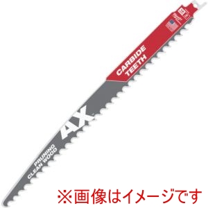ミルウォーキー milwaukee ミルウォーキー 48-00-5233 AX 剪定用カーバイドレシプロソーブレード 3TPI 305mm 1本 