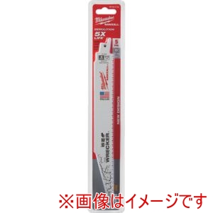 ミルウォーキー milwaukee ミルウォーキー 48-00-5706 WRECKER 解体用レシプロソーブレード 7/11 TPI 229mm 5本パック 