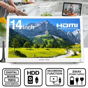 ダイアモンドヘッド OT-PFT14TE-WH 14インチ録画機能付き ポータブルTV