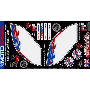 モトグラフィックス MOTOGRAFIX モトグラフィックス MT-KB011MS ボディパッド KNEE S1000RR 15-