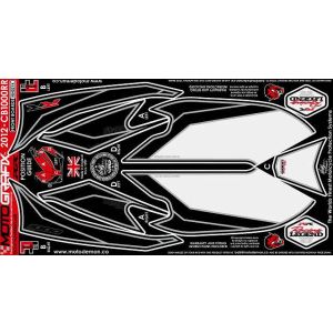 モトグラフィックス MOTOGRAFIX モトグラフィックス MT-NH021K ボディパッド FRONT CBR1000RR 12-