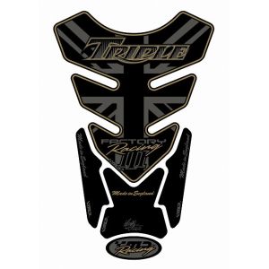 モトグラフィックス MOTOGRAFIX モトグラフィックス MT-TT014KA タンクパッド BLK/ゴールド TRIUMPH Speed Triple R