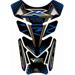 モトグラフィックス MOTOGRAFIX モトグラフィックス MT-TY014BKA タンクパッド BLU/BLK/GO YAMAHA QUADPAD