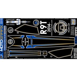 モトグラフィックス MOTOGRAFIX モトグラフィックス MT-TKB001KAB ボディパッド TANK&SEAT KIT BMW R Nine T 14-18