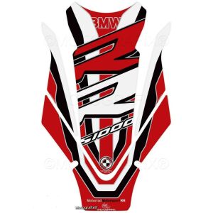 モトグラフィックス MOTOGRAFIX モトグラフィックス MT-TB043RKW タンクパッド RED/WHT BMW S1000RR 19-