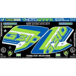 モトグラフィックス MOTOGRAFIX モトグラフィックス MT-KB027BG ボディパッド KNEE BMW G310GS 18-19