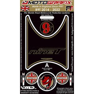 モトグラフィックス MOTOGRAFIX モトグラフィックス MT-BIG003KRA Ignition Guard Protector BMW R Nine T
