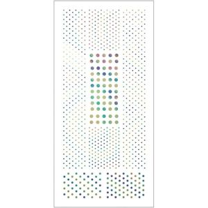イングカワモト イングカワモト ツメキラ ネイルシール Dot レインボー マルチカラー 1枚 SG-DOT-105