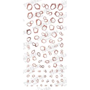 イングカワモト イングカワモト ツメキラ ネイルシール rrieenee プロデュース4 ティアーズリング フレンチ シャンパンピンク SG-RRI-109