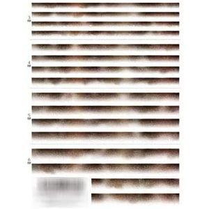 イングカワモト イングカワモト ツメキラ ネイルシール YUMA プロデュース1 Airbrush Style brown マルチカラー 1枚 NN-YUM-103