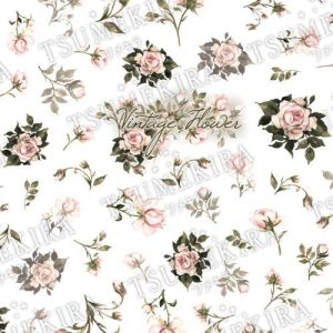 イングカワモト イングカワモト ツメキラ ネイルシール ヴィンテージフラワー マルチカラー NN-VTF-101