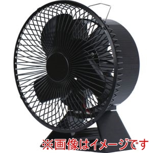 サンコー サンコー STBFANHBK 熱の力で回転!ストーブ用ファン 熱風サーキュレーター ガード付き 