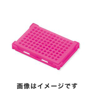 アズワン  AS ONE アズワン PCRラック ピンク 本体×20個入 1-4309-05 T328-96P