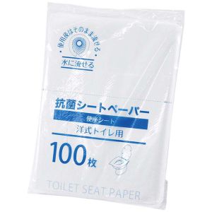 オザックス オザックス 抗菌 シートペーパー エンボス加工 1袋 100枚入 KSC3401