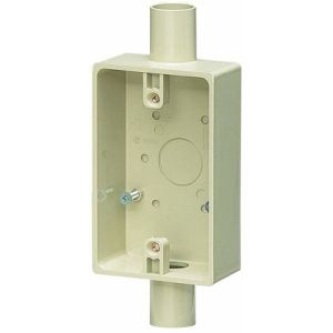 未来工業 ミライ 未来工業 SW2-14J 露出スイッチボックス 1ヶ用 2方出 適合管VE14 ベージュ 1個