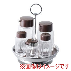 大塚硝子店 大塚硝子店 木目 中華カスターセット