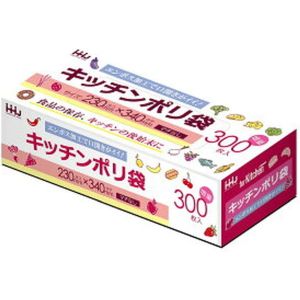 ハウスホールドジャパン ハウスホールド KB22 キッチンポリ袋 増量 Mサイズ 300枚入