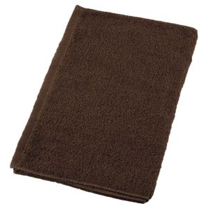 ミューファン ミューファン ミューファン 抗菌フェイスタオル 12枚入 茶