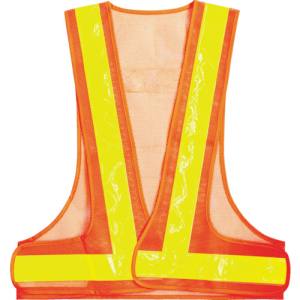 スリーライク スリーライク HDV50-FO 耐候性ベスト 蛍光オレンジ×蛍光ライムイエロー