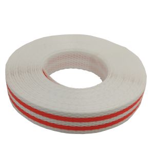 紺屋商事 紺屋商事 PPバンド 手仕事用 15mm ｘ 10m 白赤ストライプ 321108 手芸用プラバンド